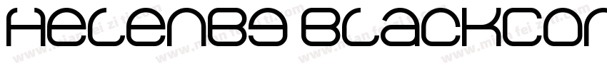 HelenBg BlackCond字体转换